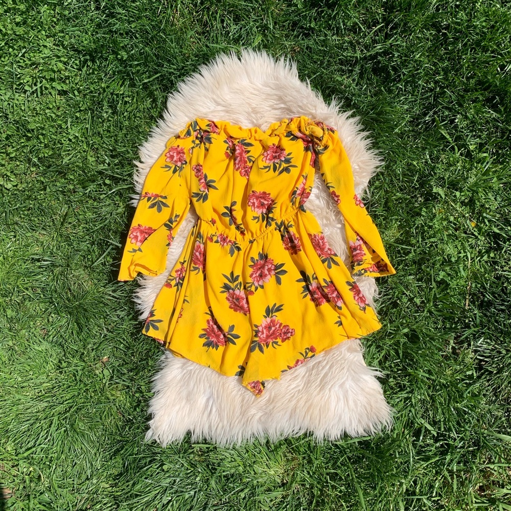 SOLD Floral Romper